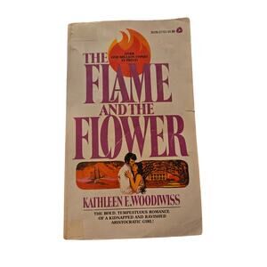 Kathleen Woodiwiss THE FLAME AND THE FLOWER Iconic Bodice Ripper Vtg Romance